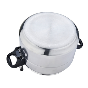 Stylish Large Capacity Pressure Cooker for Modern Kitchens Durable Stainless Steel Fast Heating Secure Closure Gas Induction - Product Image 4