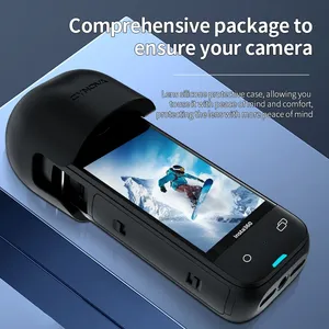 Capuchon d'objectif en silicone pour Insta360 X4 housse de protection à capuche pour Insta360 X4 accessoires de caméra de sport d'<span class=keywords><strong>action</strong></span> - Product Image 3