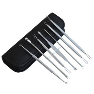 Extracteur de points noirs, extracteur de comédons, nettoyeur de pores, outils de beauté pour le visage et le nez en acier inoxydable, étanche - Product Image 3