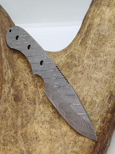 Cuchilla en bruto de acero de Damasco para camping, venta al por mayor, hoja de caza personalizada para fabricantes de cuchillos, EE. UU. y Europa, cuchilla utilitaria afilada como una navaja - Product Image 6