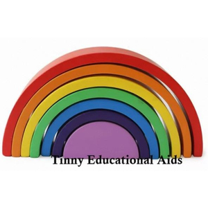 Bloques Educativos de Madera Arcoíris para Niños Pequeños, Coloridos, Duraderos y de Calidad, por Exportador a Precio Accesible - Product Image 4