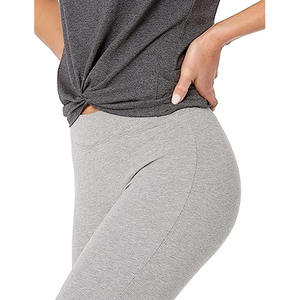 Leggings pour femmes grande taille, taille mi-haute, motif uni, pour l'entraînement, coupe ajustée, prix d'usine - Product Image 6