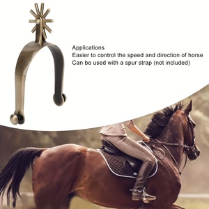 2pcs of -Colored Spurs, Zinc Alloy Spurs, American Cowboy Spurs, Gear Spurs, <b>Equestrian</b> Gear - Product Image 2