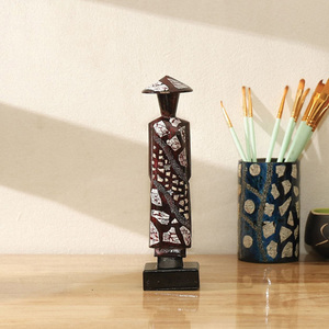 Meilleure qualité laque art laque statue divers modèles formes laqué statues figurines - Product Image 2