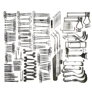 197 Pcs Ent Surgical Laparotomy Surgery <b>Instrument</b> Set Stainless Steel Reusable General Surgical Kit Hospital Grade Operating - Product Image 5