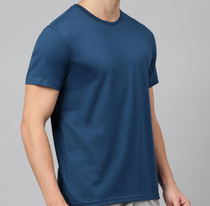 T-shirt basique en coton pour homme, coupe classique, léger, manches courtes, uni, décontracté, pour la mode streetwear, OEM ODM personnalisé - Product Image 3
