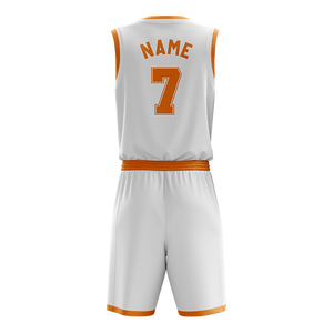 Uniforme de basket-ball personnalisé de haute qualité – Maillot et short d'équipe sublimés 100 % polyester - Product Image 6