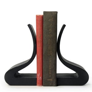 Porte-livres décoratifs en métal pour étagères, design arbre et oiseau en fer noir, pour la maison, le bureau, la bibliothèque, organisateur de bureau - Product Image 6