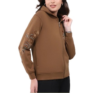 Lady's Fashionable Printed <b>Pattern</b> Casual Long-Sleeved Top Hooded Winter New Style <b>Women's</b> Wholesale Hoodie <b>Fleece</b> Fabric Lined - Product Image 5