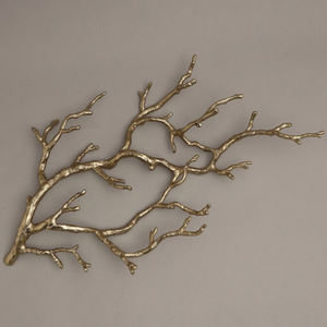 Meilleur prix pour une décoration murale d'art antique pour salon, art mural en métal de haute qualité, nickelé brillant - Product Image 4