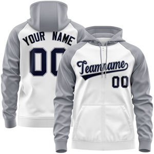 Sudadera con Capucha Raglán Personalizada para Hombre, 100% Algodón, Forro Polar, Invierno, Color Sólido, Antiarrugas, Estilo Jersey de Béisbol - Product Image 1