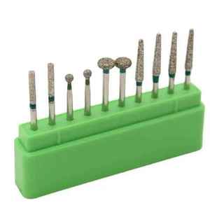 10 Pieces Carbide Rotary Drill Drilling Tool High Speed Diamond Needle Set Dental Material Gadget Dental Bur Kit By Dentavex - Product Image 4