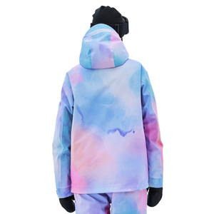 Chaqueta de Esquí para Mujer, Impermeable 5000mm, Cortavientos, Aislante, Transpirable, con Capucha, Ropa Deportiva de Invierno, Personalizable OEM - Product Image 6