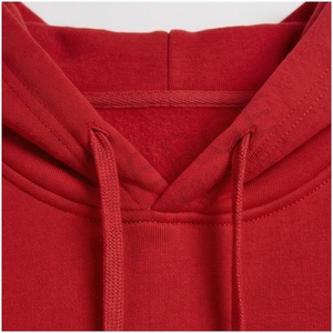 Men's <b>Red</b> <b>Hoodie</b> Full Sleeve Solid Color Casual Breathable Cotton Hooded Sweatshirt Regular Fit Autumn Wear - Product Image 3
