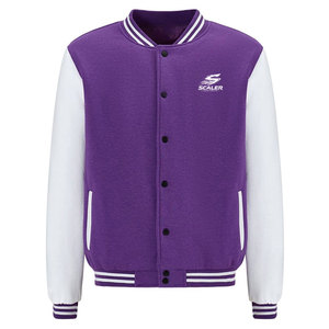 Fashion Streetwear Collection Men Winter Varsity Jacket Custom Patch Design Button Front Stand Windproof Breathable <b>Fleece</b> - Product Image 1