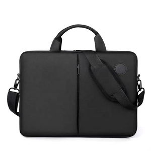 Large Neoprene Crossbody <b>Laptop</b> Messenger Bag With Zipper Closure For Business Use All Seasons Black - Product Image 1