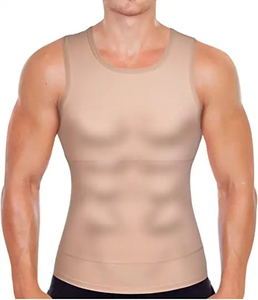 Men's <b>White</b> O-Neck Compression <b>Tank</b> <b>Top</b> Breathable Knitted Solid Color Casual Sleeveless Shirt O-Neck Men's <b>Tank</b> <b>Top</b> - Product Image 5