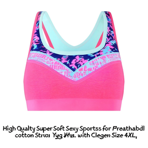 Sujetadores Deportivos Sexys Súper Suaves de Alta Calidad para Hombre, Sujetador de Yoga Transpirable de Algodón con Tirantes y Escote, Talla 4XL - Product Image 3
