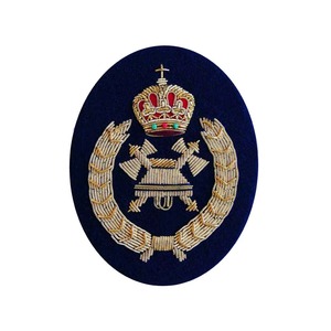 Parche de Escudo Bordado a Mano OEM con Lentejuelas de Oro, Personalizado para Blazer y Sombrero, 3D, Ecológico, Brillante, para Coser - Product Image 4