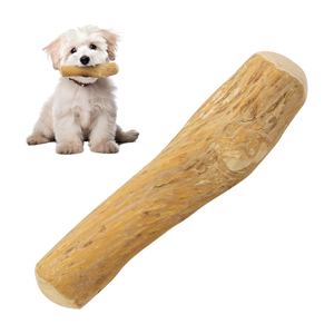 Jouets à mâcher en bois de café écologiques pour chiens, motif végétal, taille moyenne, fabriqués au Vietnam, vente en gros - Product Image 1