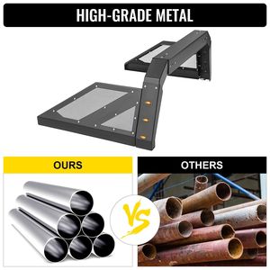 Barra Antirollio Regolabile per Camion con 6 Luci Laterali Ausiliarie Ambra, Portapacchi Universale per Pickup - Product Image 3