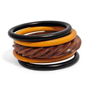 Handcrafted <b>Wooden</b> <b>Bangle</b> Collection Woodland Muse Collective Teak Mango Sisso & Bloodwood Jewelry fashion <b>bangle</b> - Product Image 3
