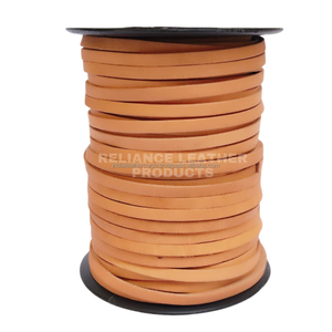 Handmade Natural Colour Flat <b>Leather</b> Cord 5mm <b>Leather</b> Strip for DIY <b>Bracelets</b> & Accessories - Product Image 3