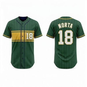 Camiseta de Béisbol Estilo Degradado, Personalizada por Sublimación, Ropa Deportiva Transpirable que Absorbe la Humedad, Venta al Por Mayor para EE. UU. y Europa - Product Image 4