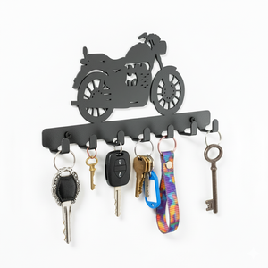 Porte-clés mural en métal de qualité supérieure, organisateur de clés décoratif à fixer au mur pour l'entrée de la maison, le salon, le bureau - Product Image 1