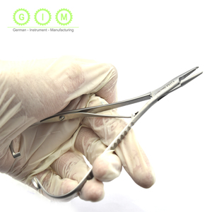 เครื่องมือเสริมความงาม Melpex  ที่จับเข็มทำฟันแบบแมนนวล ทำจากสแตนเลส  คีมจับเข็มแบบ Mathieu  เครื่องมือผ่าตัดเย็บแผล สำหรับฝึกหัด - Product Image 4