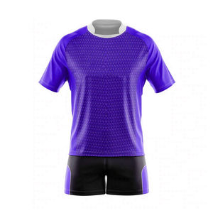 Maillots de rugby pour hommes de haute qualité, respirants, avec logo thermocollé, tenues de sport, kits de rugby OEM, uniformes - Product Image 2