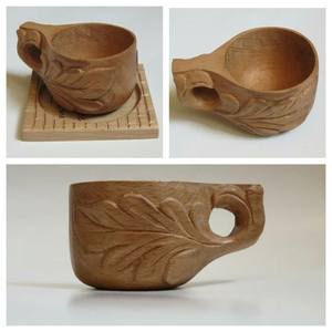 Jarra de Cerveza de Madera Tallada de Alta Calidad, Jarra de Madera Premium, Taza de Café Rústica, Taza Vikinga para Cerveza, Vajilla Personalizada con Grabado - Product Image 6