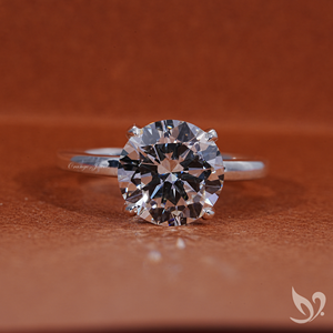 3CT Round Lab Grown Diamond Engagement & Wedding <b>Ring</b> IGI Certified 14K Solid white Gold Solitaire <b>Custom</b> Jewelry Manufacturer - Product Image 1