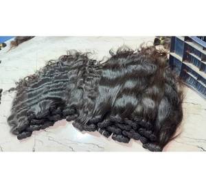 Extensions de cheveux naturels de haute qualité Twin Genius Weft, vente en gros OEM, extensions et perruques d'occasion - Product Image 1