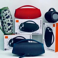 Enceinte portable d'extérieur BOOMS BOX 3 avec basses puissantes, aigus clairs, longue autonomie, résistante aux éclaboussures, enceinte audio sans fil pour fêtes