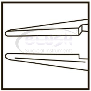Girard Tying Forceps 0.35mm Straight Titanium Ophthalmic Microsurgical Suturing <b>Instrument</b> By Blush <b>Surgical</b> - Product Image 6