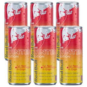 Bebida Energética Red Bull Edición Invierno con Sabor a Manzana Fuji y Jengibre, Paquete de 12 Latas de 250 ml, Venta al por Mayor, Bebida Energética, Importación a Granel - Product Image 2