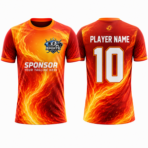 Camiseta de Fútbol de Alta Calidad Elite, Tejido Doble de Poliéster, Control de Sudor, Colores Resistentes a la Decoloración, Jersey de Equipo OEM - Product Image 1