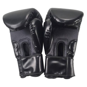 Gants de boxe noirs de dernière génération, nouveau design, en cuir premium, pour entraînement professionnel et sparring, vente en gros - Product Image 3