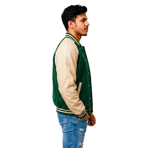 Fabricant en gros de vestes universitaires personnalisées, streetwear, vestes Letterman, vêtements d'extérieur, vêtements en gros, vêtements à marque privée, fournisseur de vêtements OEM - Product Image 3