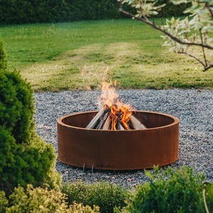 Trendy Tapered Metal <b>Fire</b> <b>Pit</b> for Contemporary Outdoor Spaces - Product Image 5