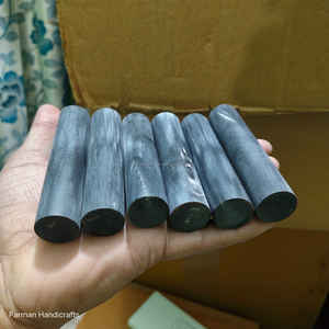 Rouleaux de corne de buffle noire véritable faits à la main de 90 mm, matériau artisanal naturel à prix avantageux - Product Image 3