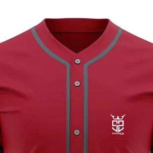 Maillot de baseball personnalisé avec logo, léger, en matériau durable, qualité supérieure, prix abordable - Product Image 2