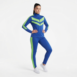 Women Cheerleading Athletic Tracksuit Set Custom Printed Sports <b>Jacket</b> and Matching Pants Professional Team Training Uniform - Product Image 6
