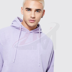 Conjunto Deportivo de Algodón 100%, Estilo Casual de Verano y Otoño, Color Lavanda, con Capucha, Manga Larga, Color Sólido, Personalizable - Product Image 5