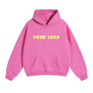 Sweat-shirt à capuche personnalisé avec logo, doux et décontracté, à manches longues, avec poche kangourou et poignets côtelés, style streetwear pour hommes et femmes - Product Image 5