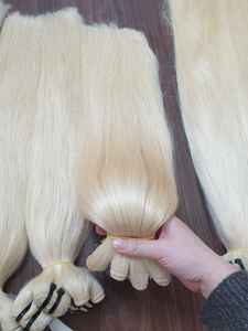 Extensions de cheveux vierges vietnamiens 100% naturels, couleur claire, cuticules alignées, trame machine, cheveux décolorés, prix de gros - Product Image 6