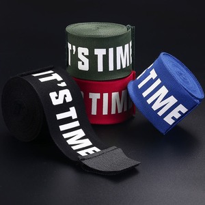 Bandes de poignet en nylon élastique de qualité supérieure, fabriquées sur mesure en usine, pour l'entraînement de boxe, de kickboxing et de Muay Thai, 5 m. - Product Image 2