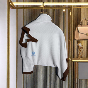 Top vente femmes Slim été 2024 col polo manches courtes T-Shirt tricoté à la mode décontracté maigre par le fabricant - Product Image 5