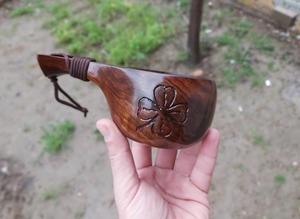 Taza Kuksa Premium, Taza de Madera Hecha a Mano, Económica, para Café, Té, Camping y Viajes, por M/S SHAAD HANDICRAFTS - Product Image 4